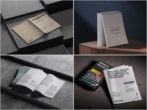 How to Use Magazine Mockups in Dribbble and Behance Portfolios to Get More Clients